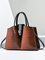 Large Capacity Color Block Crocodile Embossed Tote Bag Commuting Crossbody Bag