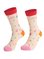 Birthday Gift Color blocked Printed Socks