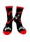 Slogan Color blocked Mid tube Game Socks