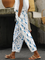 Women Striped Long Pants Casual Spring/Fall Trousers