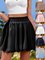 Women Casual Plain Layered/Tiered Summer Skirt