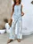 Women's Leaf Daily Going Out Two Piece Set Floral Sleeveless Casual Summer Top With Pants Matching Set