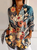Women's Stripes Floral Long Sleeve Shirt Spring/Fall Shirt Collar Daily Casual Top