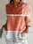 Women's Stripes Floral Long Sleeve Shirt Spring/Fall Shirt Collar Daily Casual Top