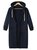 Women's Winter Outerwear Casual Plain Mid-long Hoodie Overcoat