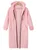 Women's Winter Outerwear Casual Plain Mid-long Hoodie Overcoat