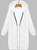 Women's Winter Outerwear Casual Plain Mid-long Hoodie Overcoat