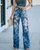 Regular Fit 3D Printing Casual Jeans
