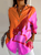 Women's Stripes Floral Long Sleeve Shirt Spring/Fall Shirt Collar Daily Casual Top
