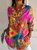 Women's Stripes Floral Long Sleeve Shirt Spring/Fall Shirt Collar Daily Casual Top