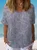 Women's Short Sleeve Blouse Summer Geometric Crew Neck Daily Going Out Casual Top