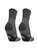 Black and white striped animal cat print mid tube socks