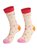 Birthday Gift Color blocked Printed Socks
