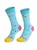 Birthday Gift Color blocked Printed Socks