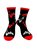 Slogan Color blocked Mid tube Game Socks