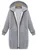 Women's Winter Outerwear Casual Plain Mid-long Hoodie Overcoat