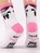 Mother's Day Hot Sale Mid-tube Cotton Socks Pink Series Gift Sole Letter Jacquard Casual Sports Socks