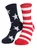 Summer New American Flag Independence Day Holiday Gift Printed Cotton Men And Women Middle Tube Socks