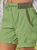 Women Plain Fifth Pants Straight Pants Casual Summer Shorts