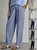 Women Plain Long Elastic Waist Pants Casual Spring/Fall Trousers
