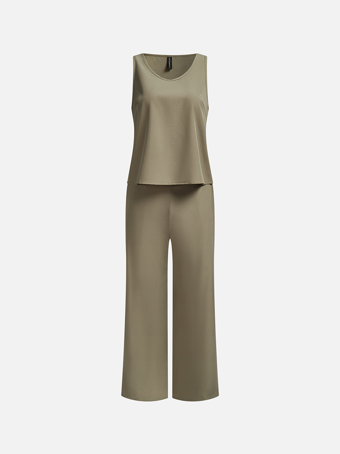 Women's Plain Party Going Out Two Piece Set Long Sleeve Elegant Spring/Fall Matching Set