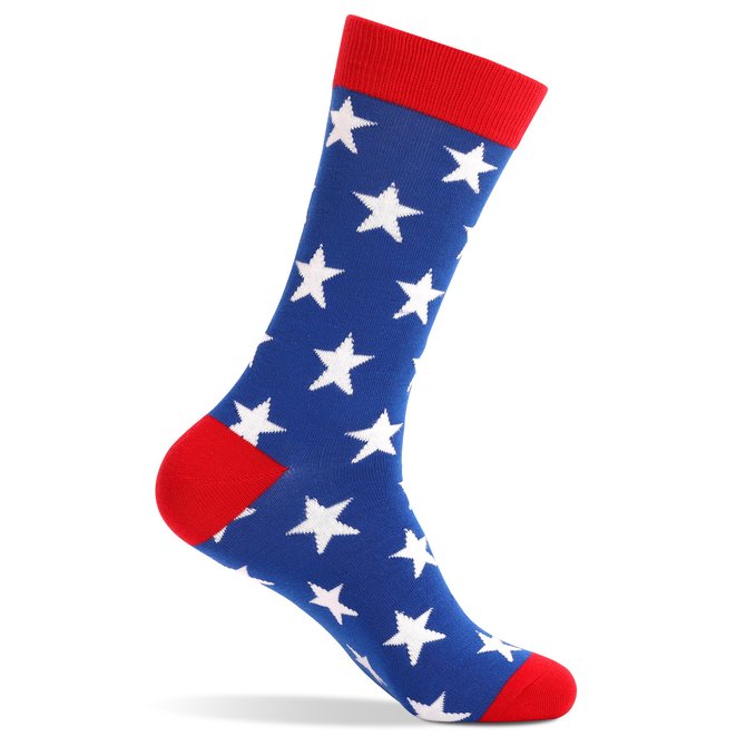 Summer Hot Selling American Flag Socks Striped Cotton Socks Mid-tube Socks