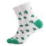St. Patrick's Day striped mid tube cotton socks
