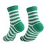 St. Patrick's Day striped mid tube cotton socks