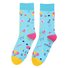 Birthday Gift Color blocked Printed Socks