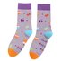 Birthday Gift Color blocked Printed Socks