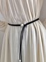 Urban Plain Pearl Decoration Belt