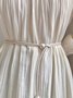 Urban Plain Pearl Decoration Belt