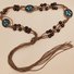 Retro All-match Braided Waist Rope Bohemian Women's Waist Belt Ethnic Belt Korean Style Decorative Casual Waist Chain