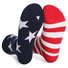 Summer New American Flag Independence Day Holiday Gift Printed Cotton Men And Women Middle Tube Socks
