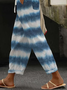 Women Tie Dye Long Pants Casual Spring/Fall Trousers