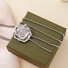 Titanium Steel Niche Luxury Design High-end Rose Petal Butterfly Necklace All-match High-end Cold Style Free Adjustment Necklace