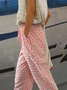 Women Polka Dots Long Pants Casual Spring/Fall Trousers